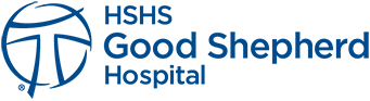 The logo for the hshs good shepherd hospital