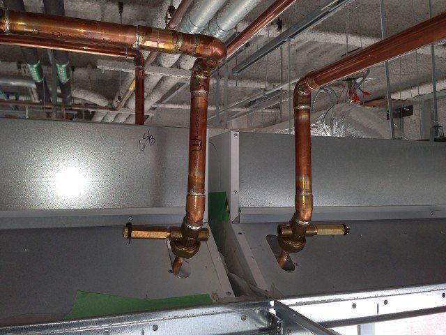 Ventilation pipes — HVAC Equipment in Bloomington, IL