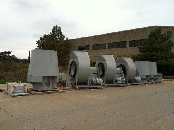 Roof top ventilation — HVAC Equipment in Bloomington, IL