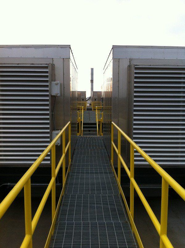 Two HVAC between the bridge — HVAC Equipment in Bloomington, IL