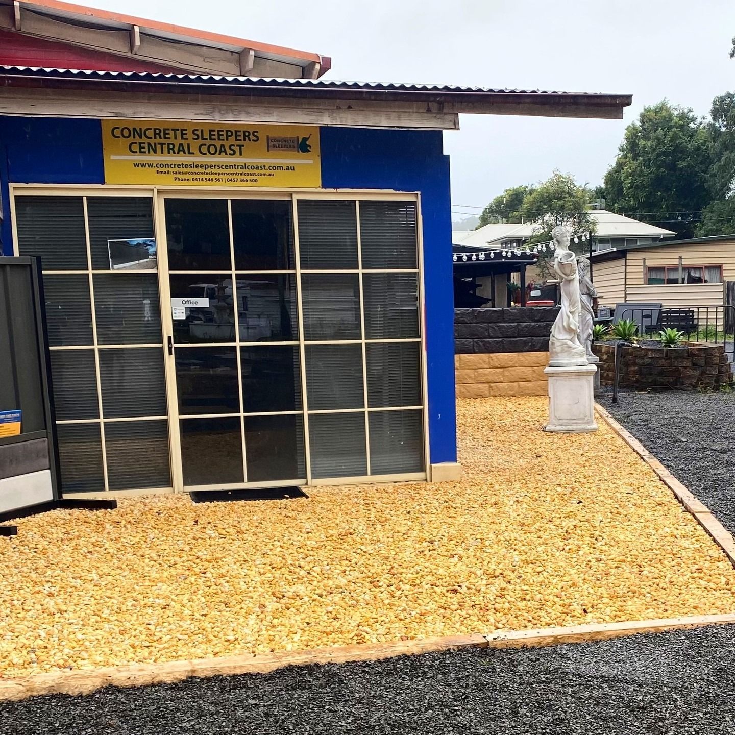 Storefront With Window Display — Concrete Sleepers NSW in Sancrox, NSW