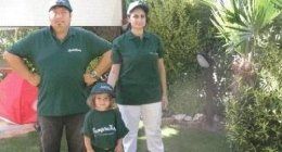 Giardinieri e una bambina