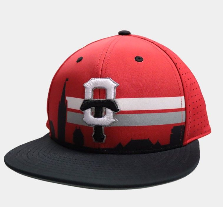 TITANS GAMECHANGER SNAPBACK RED SKYLINE CAP