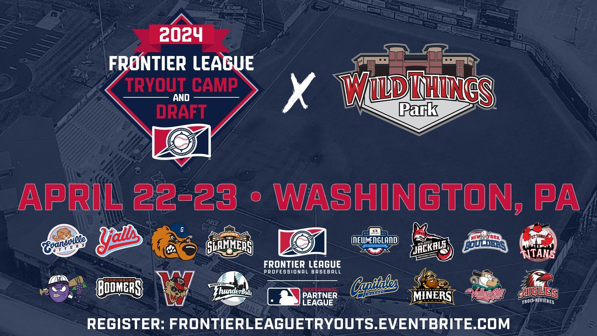 Frontier League Tryout and Draft to Be Hosted by Wild Things Park