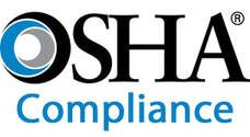 A logo for osha compliance is shown on a white background.
