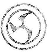 Triskelion Symbol — New York Public Library Sign in New York, NY