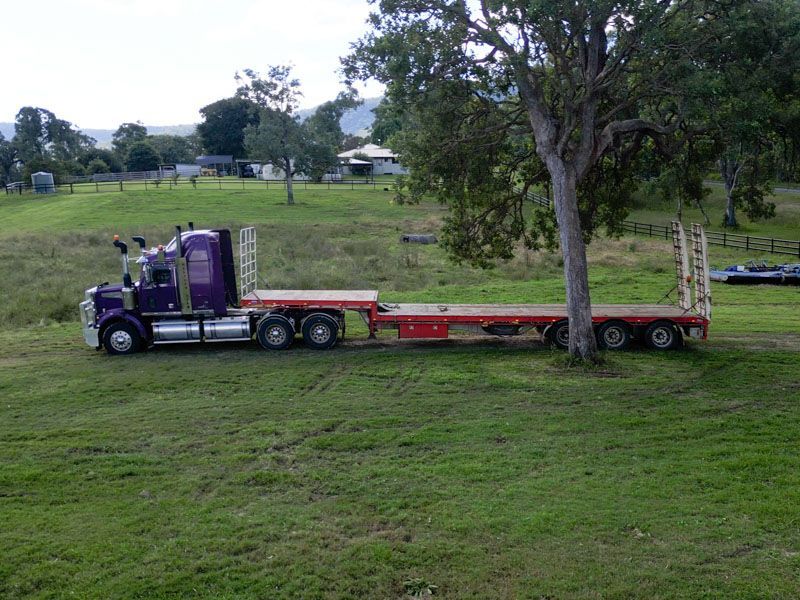 ANDA drop deck low loader trailer