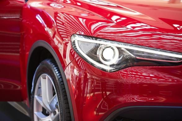 A Close up Of a Red Car 's Headlight — SVS Autocare in Kunda Park, QLD