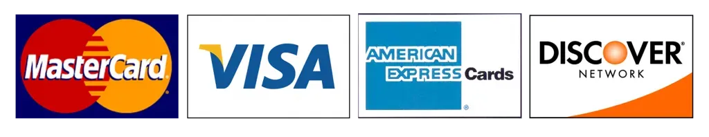 Payment methods accepted: Visa and American Express at NWG Smoke Shop
