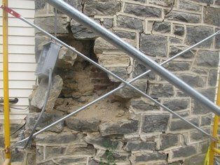 Damaged Chimney — Philadelphia, PA — A & A Chimney Sweep