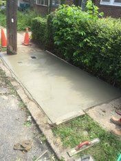 New Cemented Sidewalk — Philadelphia, PA — A & A Chimney Sweep