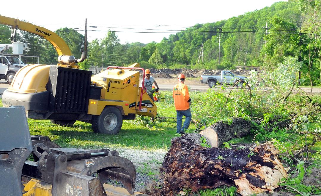 Mechanical Digger — Cambridge, OH — McElroy Tree Service