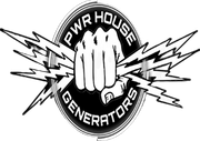 Logo: A clenched fist surrounded by lightning bolts, with the words "PWR HOUSE GENERATORS."