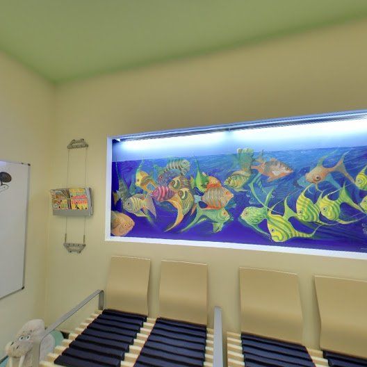 acquario per bambini dentista