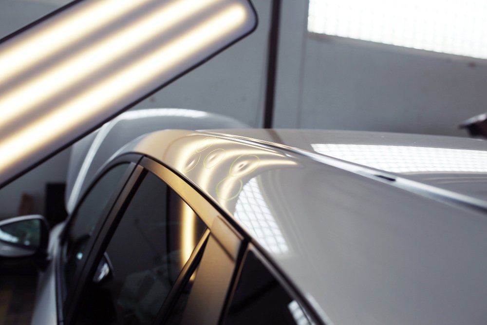 Detecting Dents In A Car Body — Car Body Repairs In Buderim, QLD