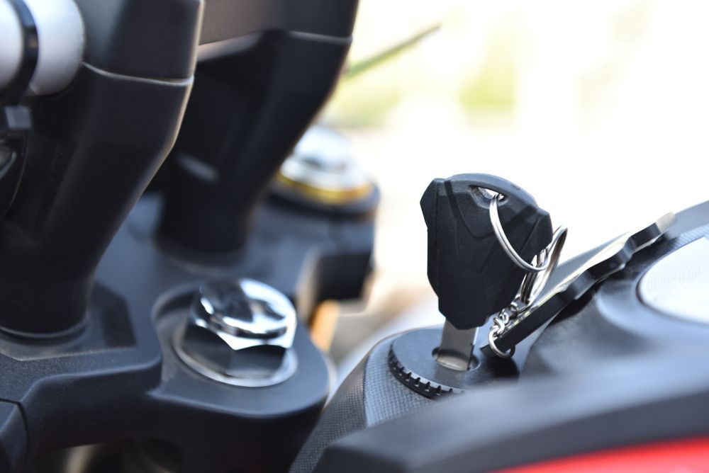 Motorcycle Ignition Key Inserted — All Pro Locksmiths In Port Macquarie, NSW