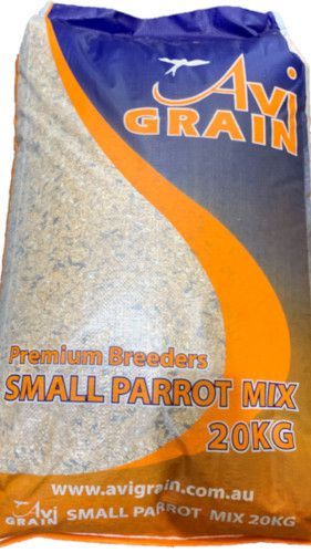 A bag of small parrot mix from avi grain