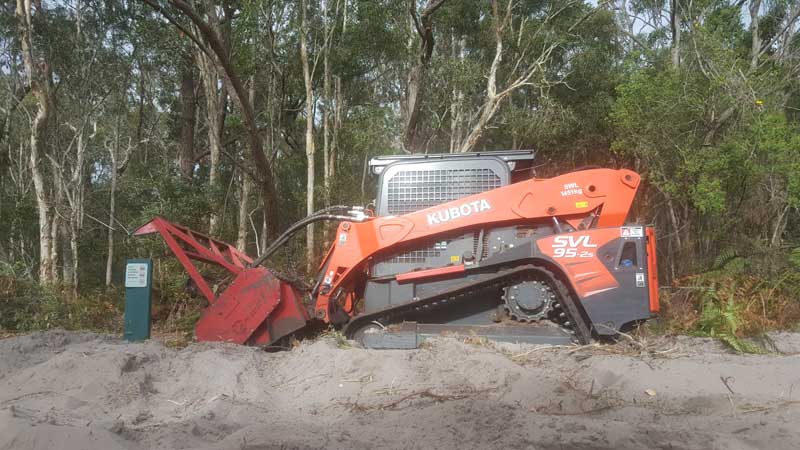 orange tractor