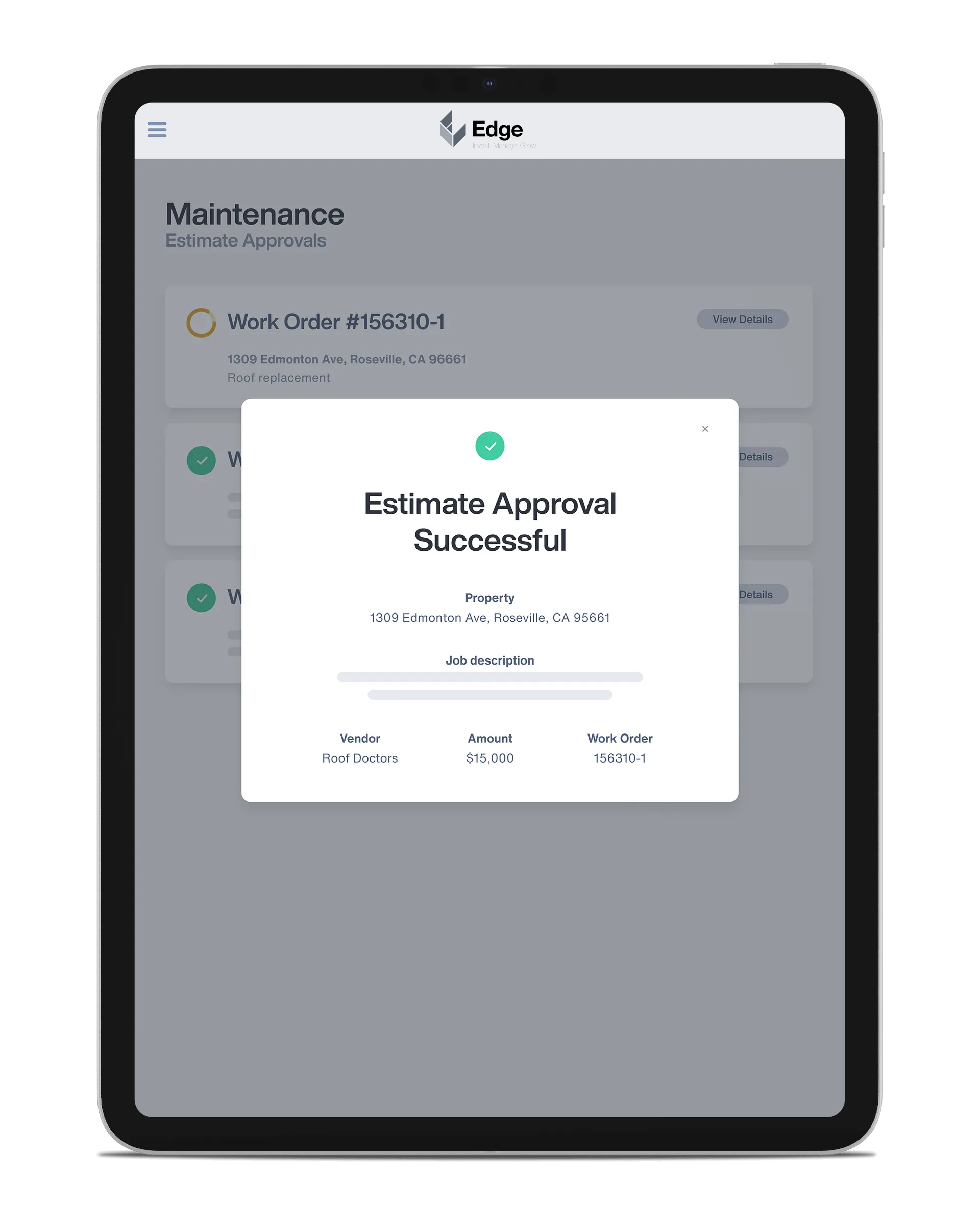 Owner Portal Screenshot