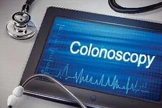Colonoscopy text in tablet with stethoscope - Advanced Gastroenterology in Troy, NY