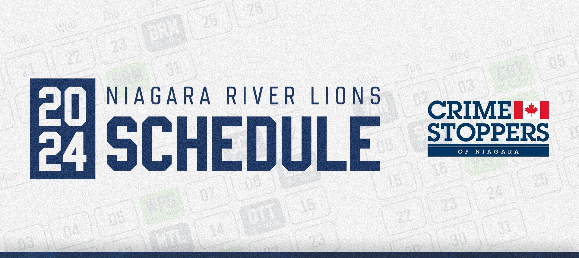 River Lions Announce 2024 Schedule