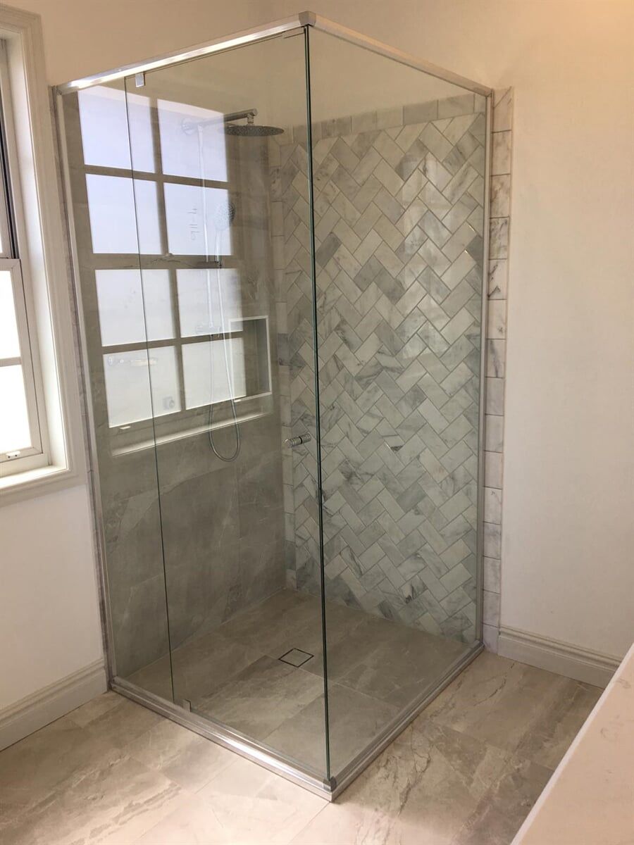 Shower With Tiled Wall — Splashbacks in Cessnock, NSW