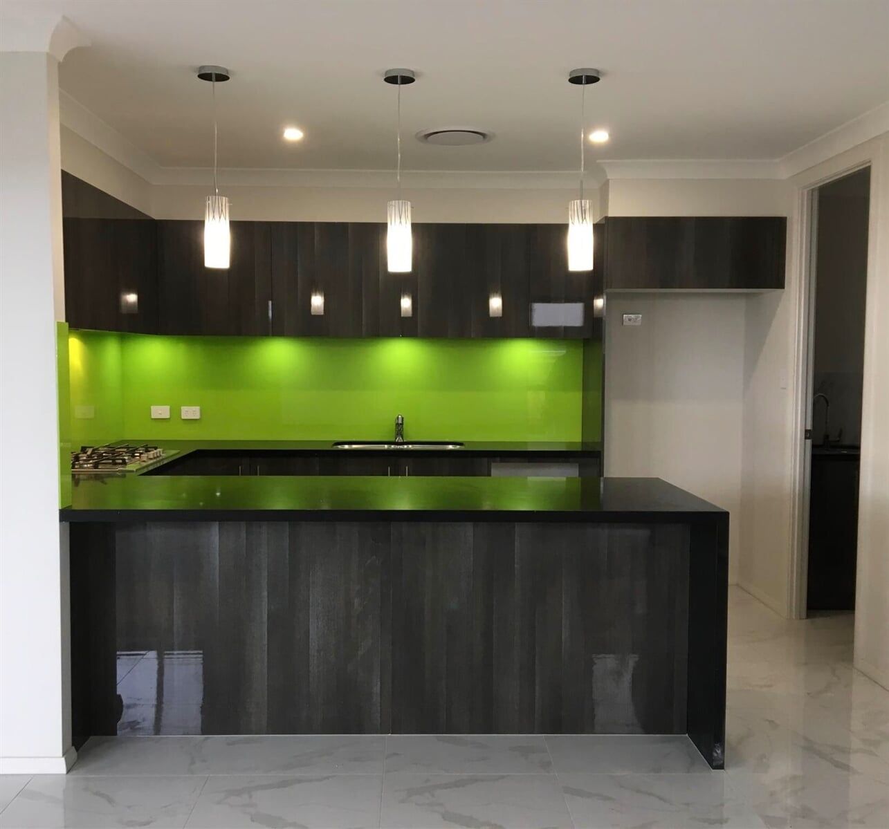 Green Splashback — Splashbacks in Cessnock, NSW