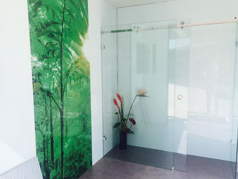 Tree Mural In Bathroom — Splashbacks in Cessnock, NSW