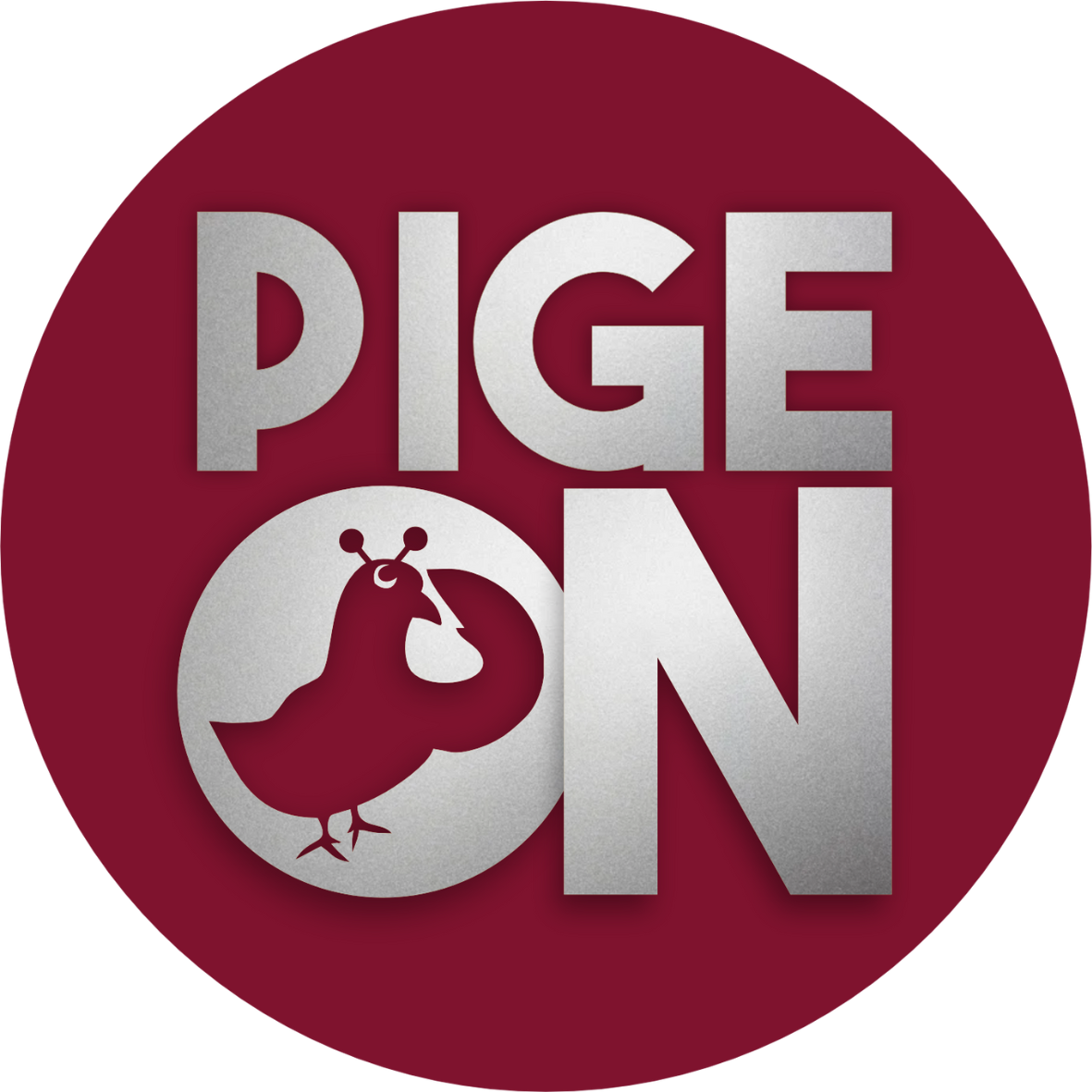A logo for pigeon consertos e servicos inteligentes