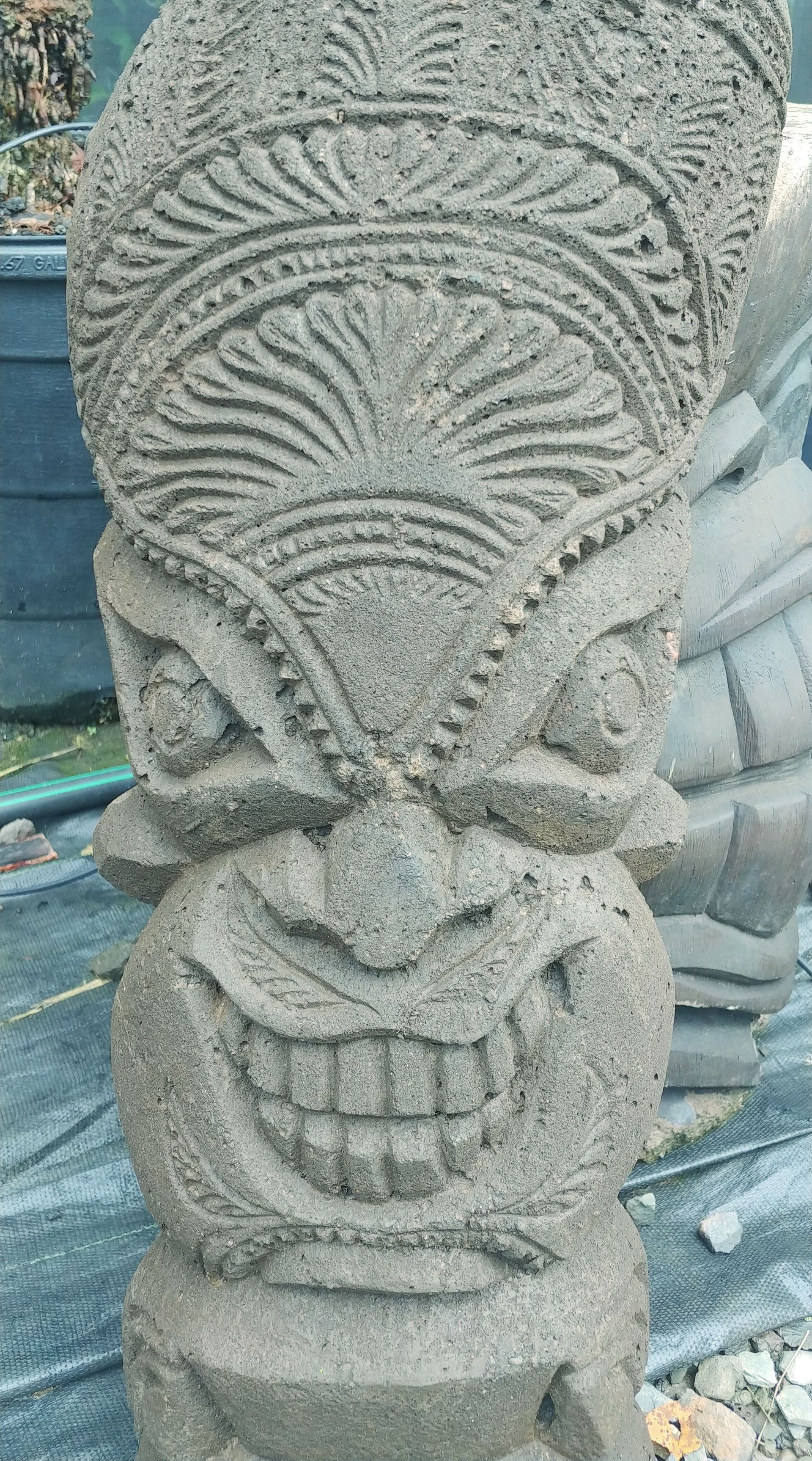 Polynesian Statues — Waimanalo, HI — Big Rock Garden