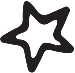 Blue and red star with a navy 
