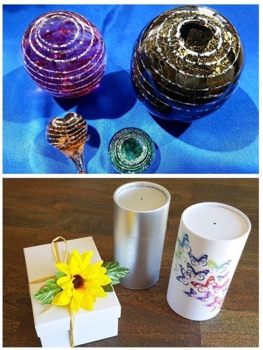 A Wooden Urn With A Paw Print On It — Angels for Pets In Tanby, QLD