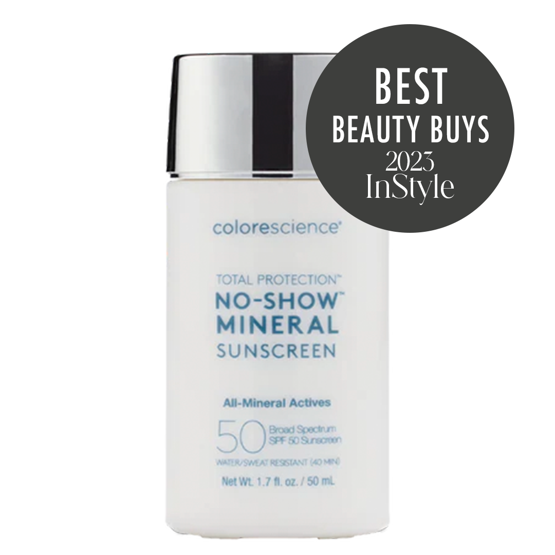 A bottle of colorscience no show mineral sunscreen