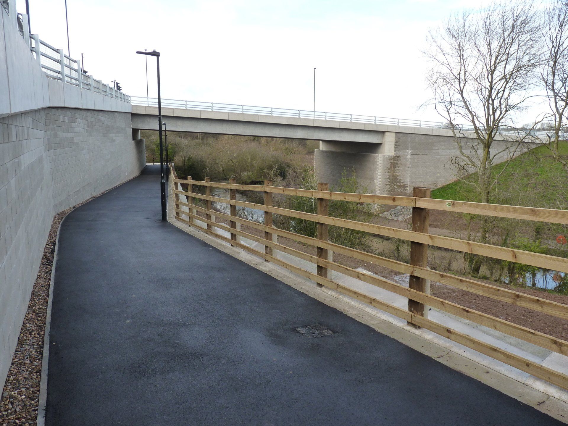 Topographer surveying construction site