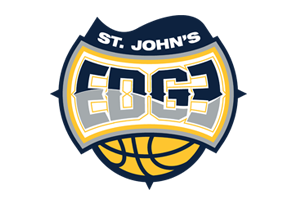 a logo for st. john 's edge basketball team