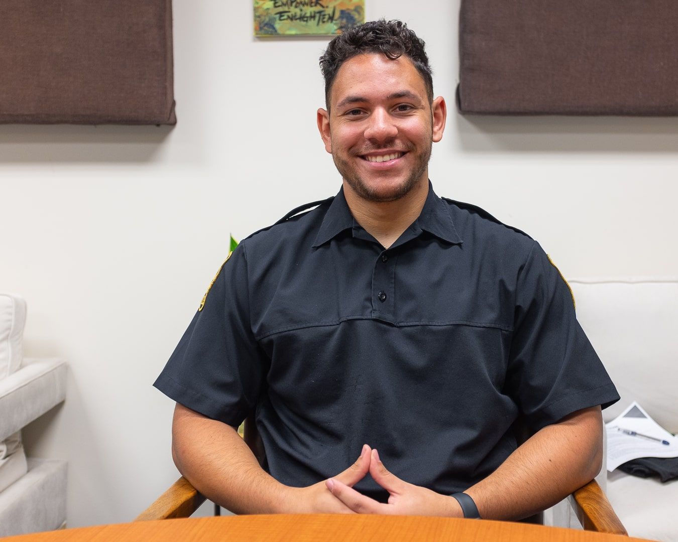 Ofc. Nicholas Adino participation in the Warren Police + Community Trust Campaign