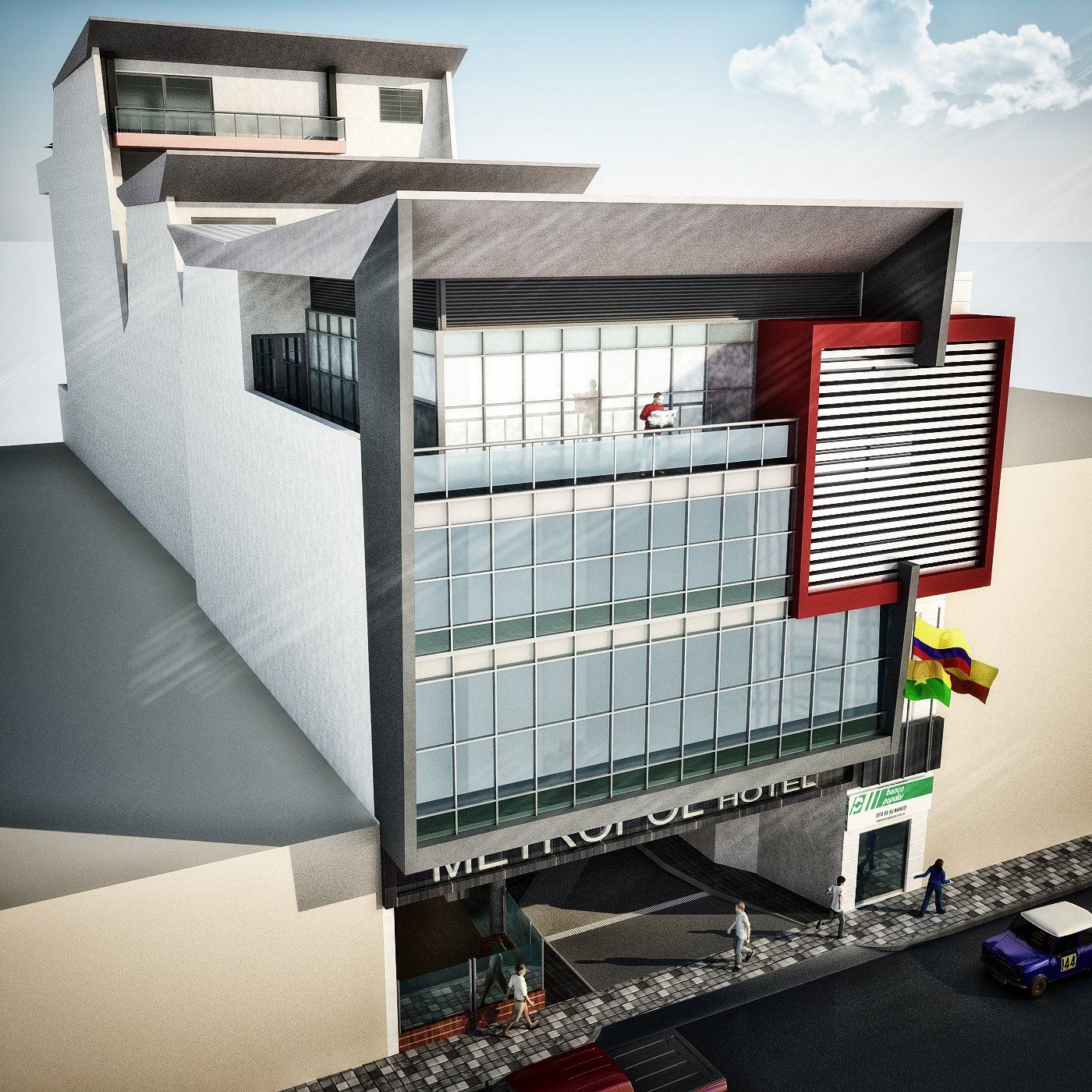 Una impresión artística del hotel metropol