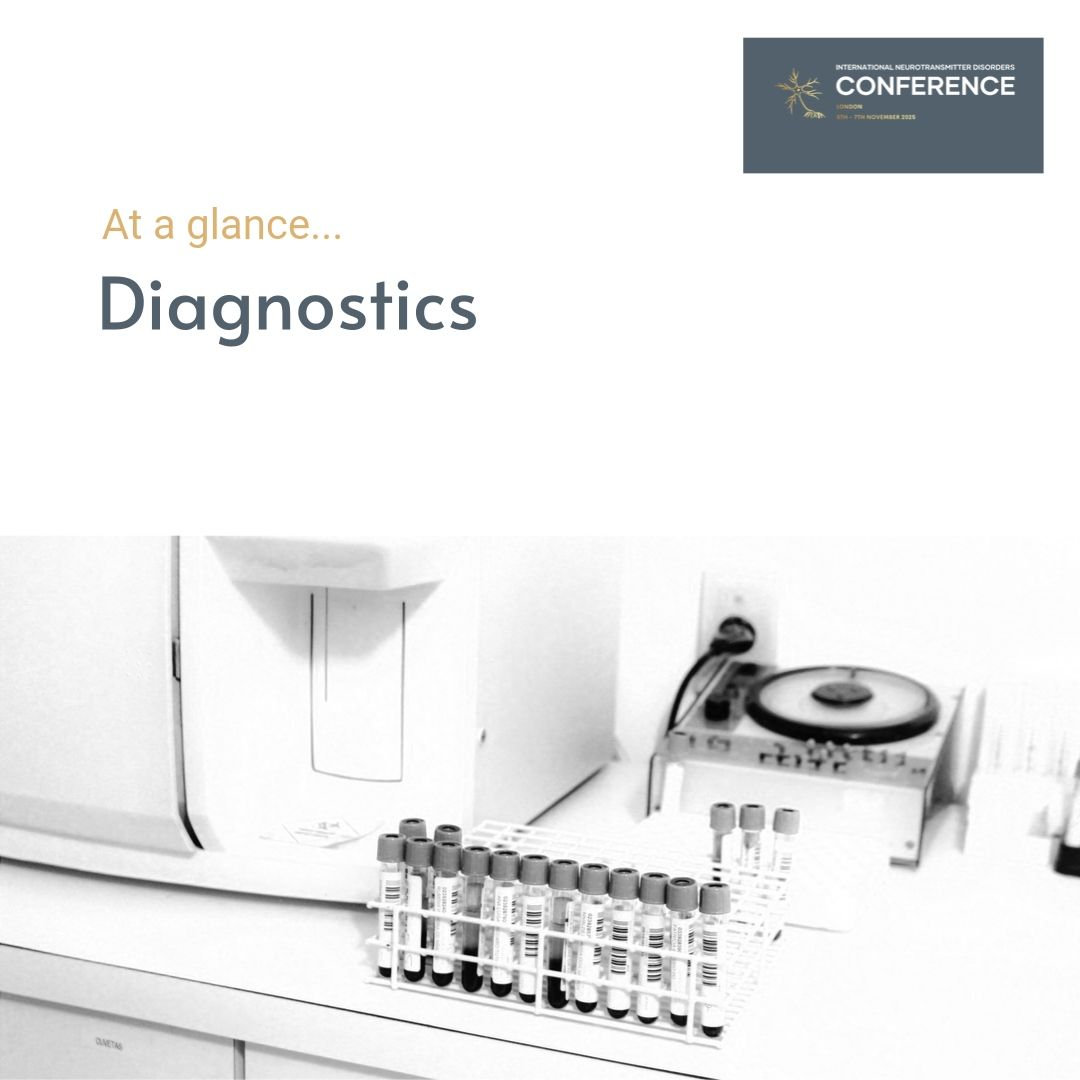 photo of blood collection bottles on a side in a lab acting as a link to a page showing list of diagnostic abstracts