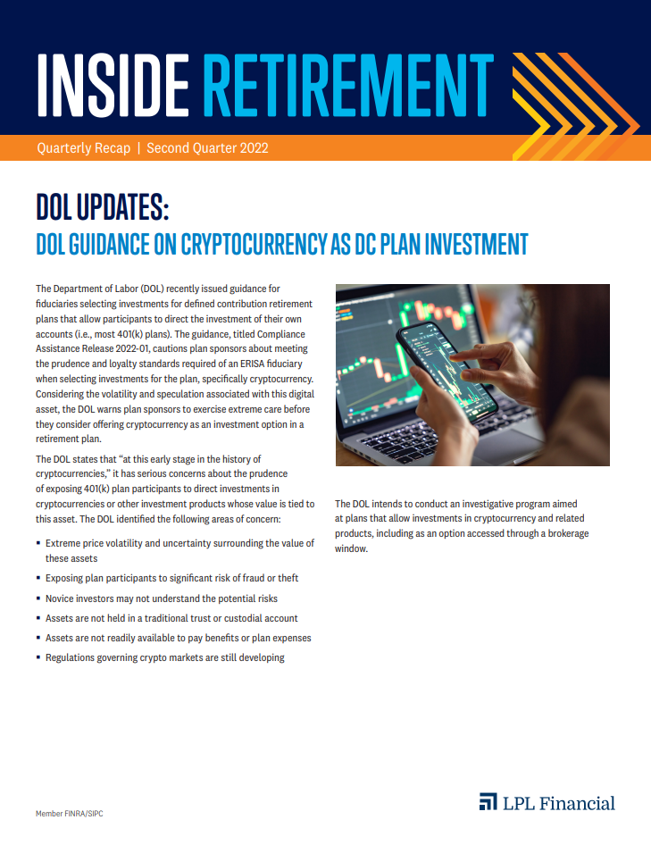 Inside Retirement Q3 2021 Newsletter