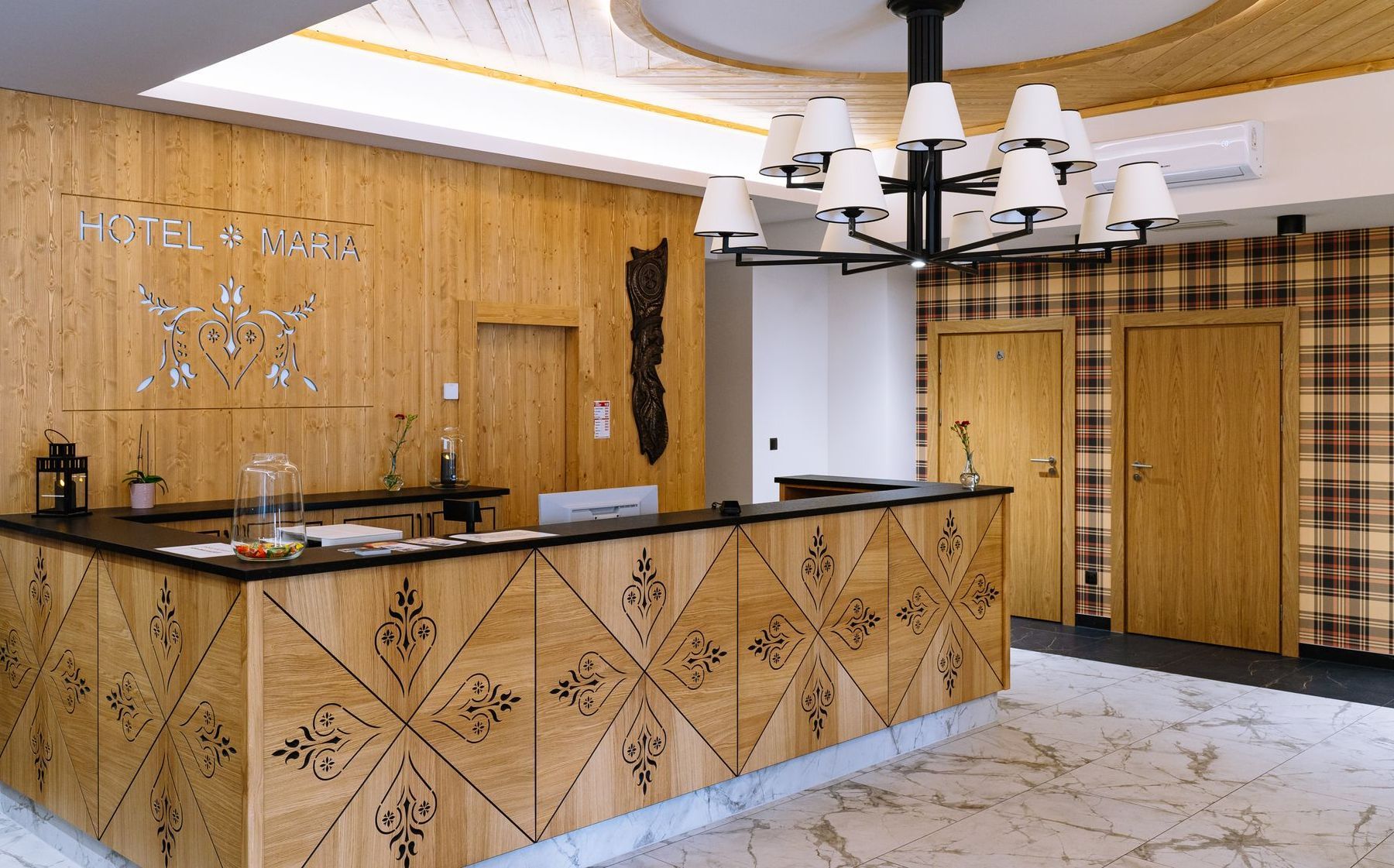 Recepcja Hotelu Maria w Szczawnicy