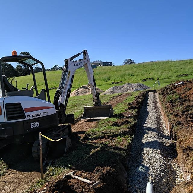 Excavator — Earthmoving Services  in Eungai Creek, NSW