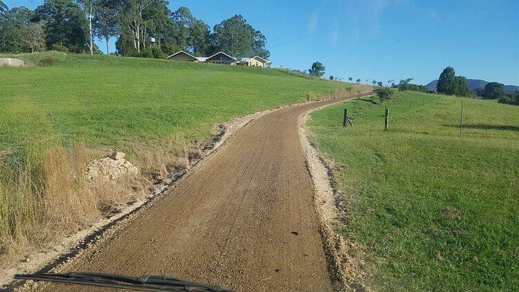 Road in Countryside — Earthmoving Services in Eungai Creek, NSW