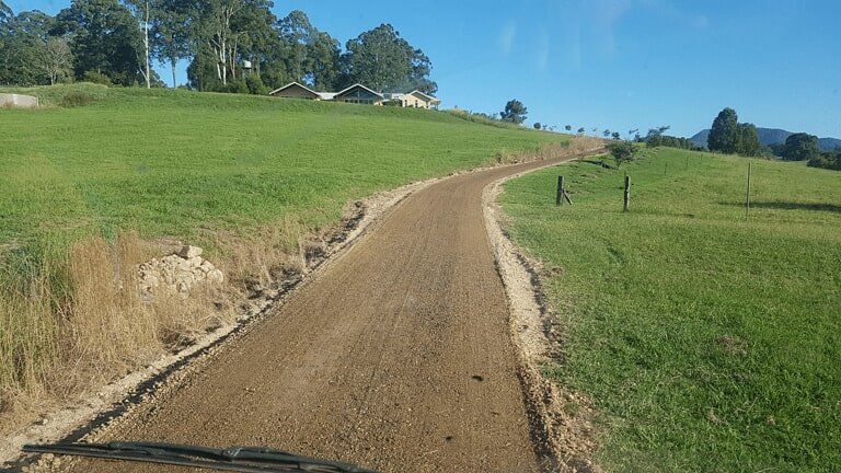 Road — Earthmoving Services  in Eungai Creek, NSW