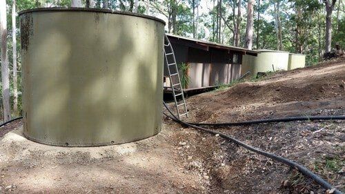 Tank — Earthmoving Services  in Eungai Creek, NSW