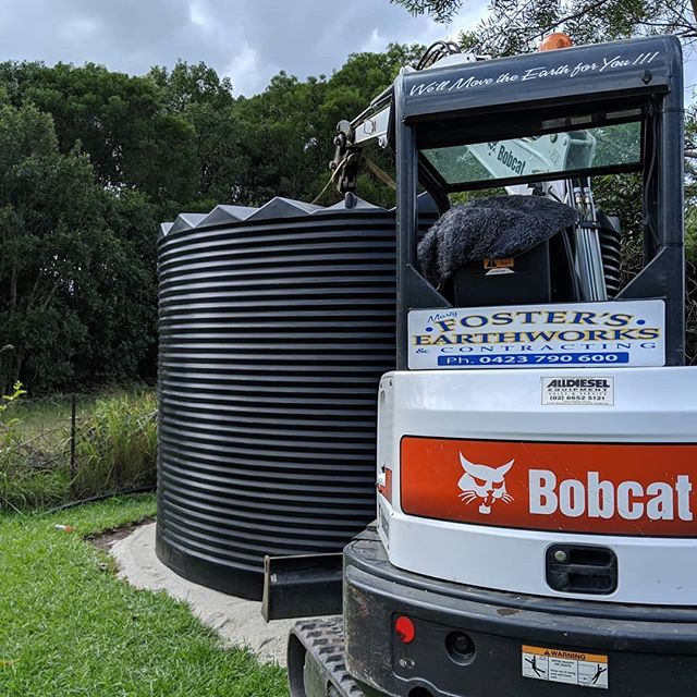 White Bobcat — Earthmoving Services  in Eungai Creek, NSW