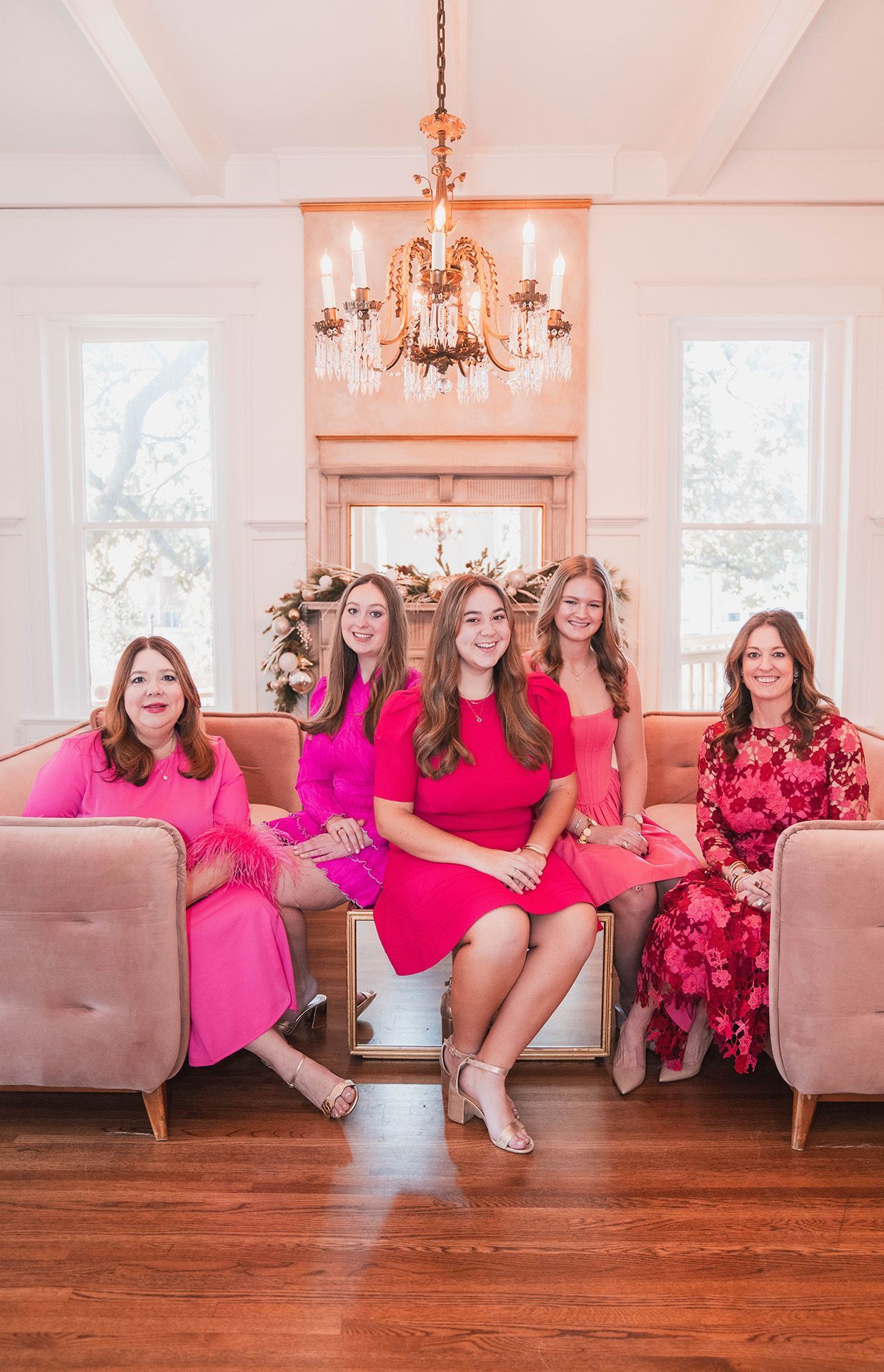 Celebrating Christmas Eve at the E.O. Manees house in North Little Rock, AR