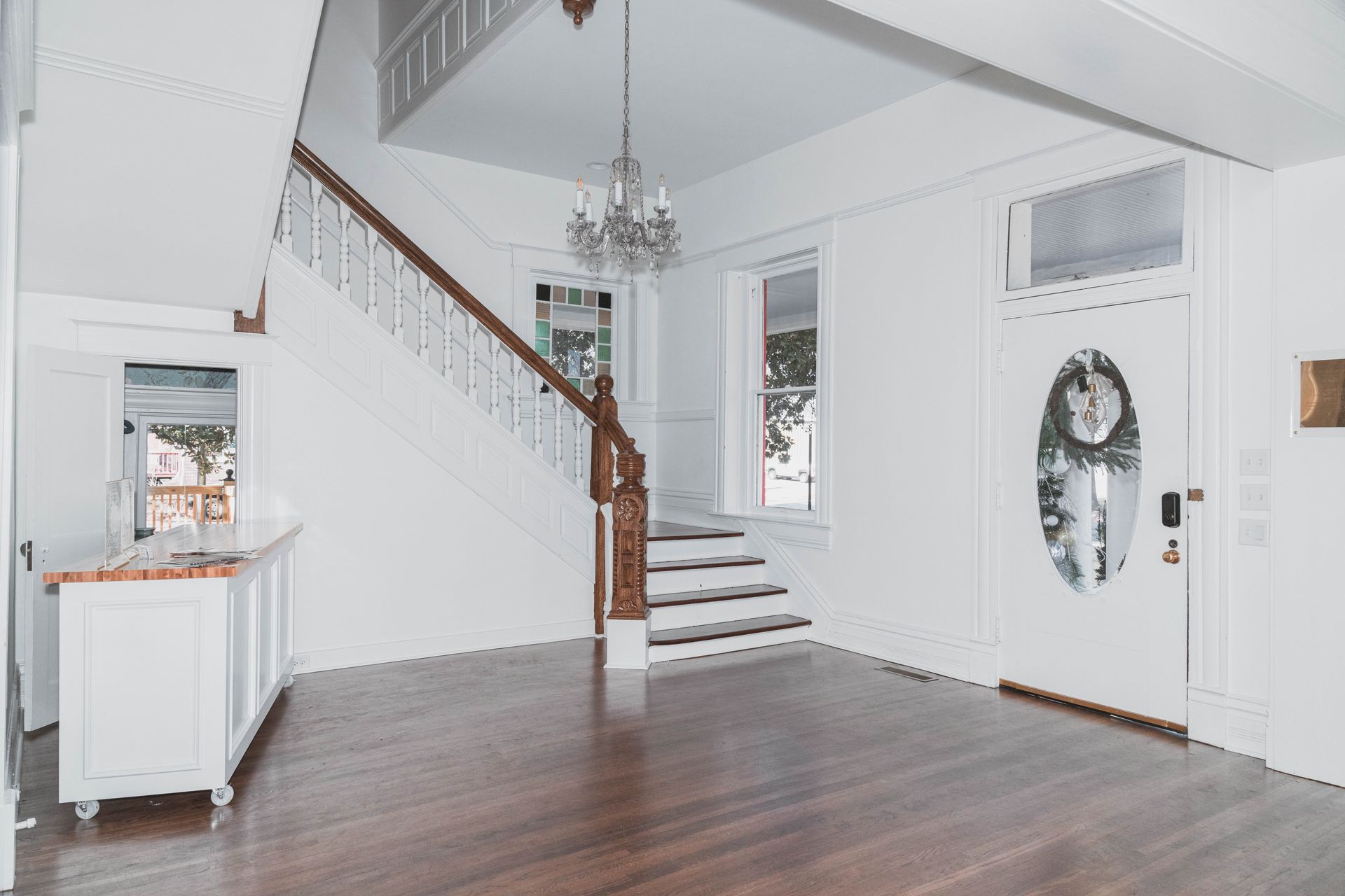 The foyer of the E.O. Manees House located in North Little Rock, Arkansas