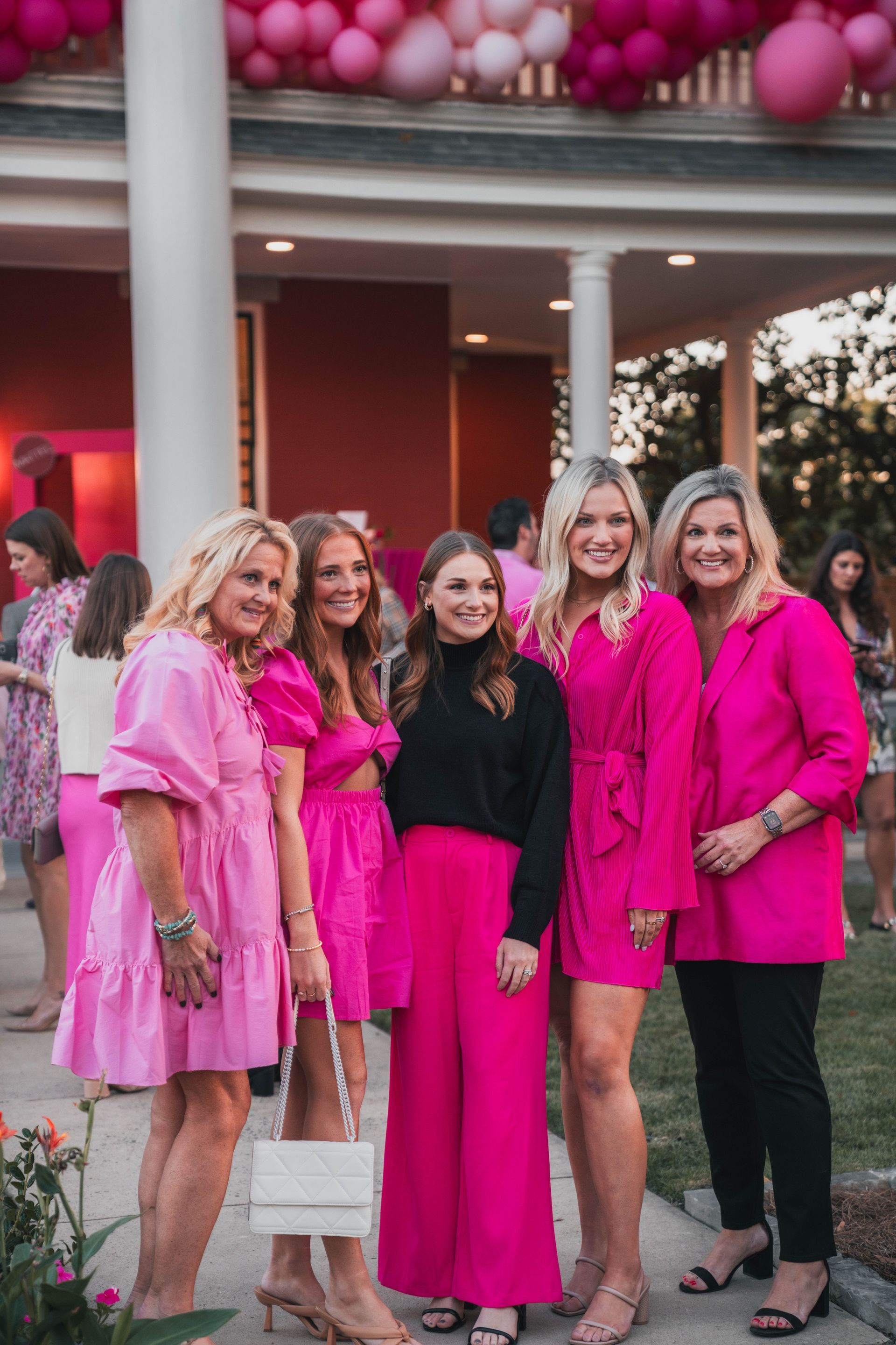 Coworkers enjoying the company party at the E.O. Manees House