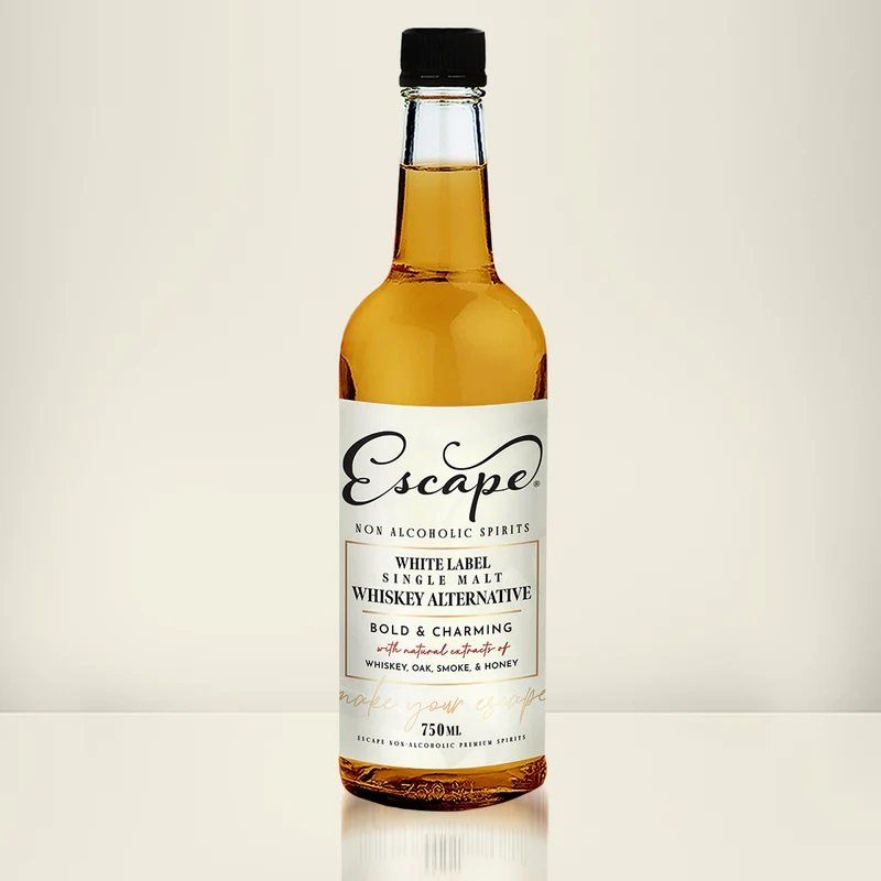 White Label Single Malt NonAlcoholic Whiskey Whiskey Alternatives