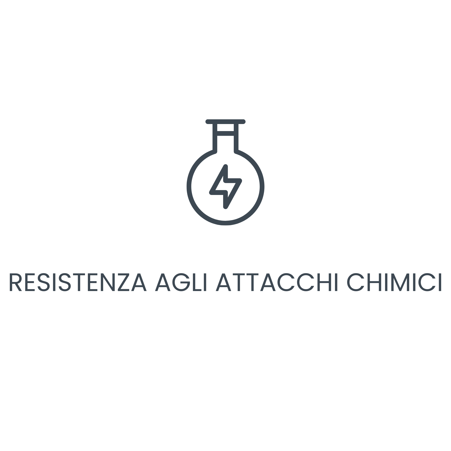 icona resistenza agli attacchi chimici - international pietre